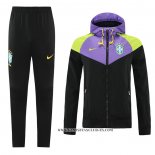 Chandal de Rompevientos del Brasil 21-22 Negro