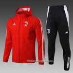 Chandal de Rompevientos del Juventus 24-25 Rojo