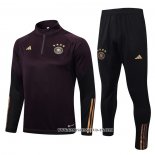 Chandal de Sudadera del Alemania 22-23 Marron