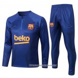 Chandal de Sudadera del Barcelona 22-23 Azul