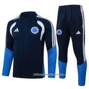 Chandal de Sudadera del Cruzeiro 26-27 Azul Oscuro