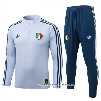 Chandal de Sudadera del Italia 26-27 Azul Claro