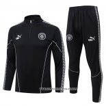 Chandal de Sudadera del Manchester City Nino 25-26 Negro