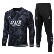 Chandal de Sudadera del Paris Saint-Germain 2022 Gris