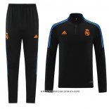 Chandal de Sudadera del Real Madrid 21-22 Negro