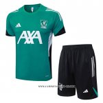 Chandal del Liverpool 25-26 Manga Corta Verde - Pantalon Corto