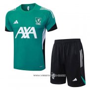 Chandal del Liverpool 25-26 Manga Corta Verde - Pantalon Corto