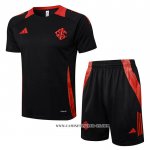Chandal del SC Internacional 24-25 Manga Corta Negro - Pantalon Corto