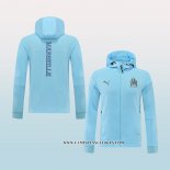 Chaqueta con Capucha del Olympique Marsella 22-23 Azul