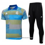 Conjunto Polo del Real Madrid 25-26 Azul Verde