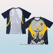 Tailandia Camiseta Brasil Jesus 2026 Amarillo Gris