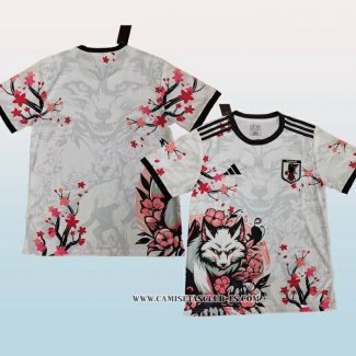 Tailandia Camiseta Japon Anime 25-26 Blanco Rojo