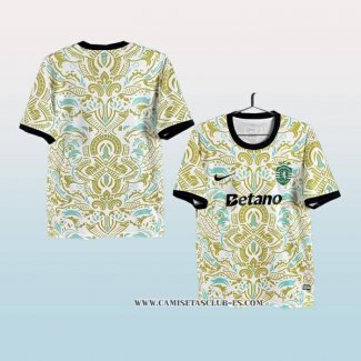 Tailandia Camiseta Sporting Special 25-26 Amarillo Azul